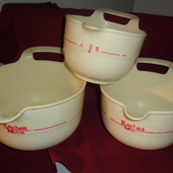 Vintage Kitchen Mate Mixing Bowl Set, 3 Pieces - Picture 2 of 5